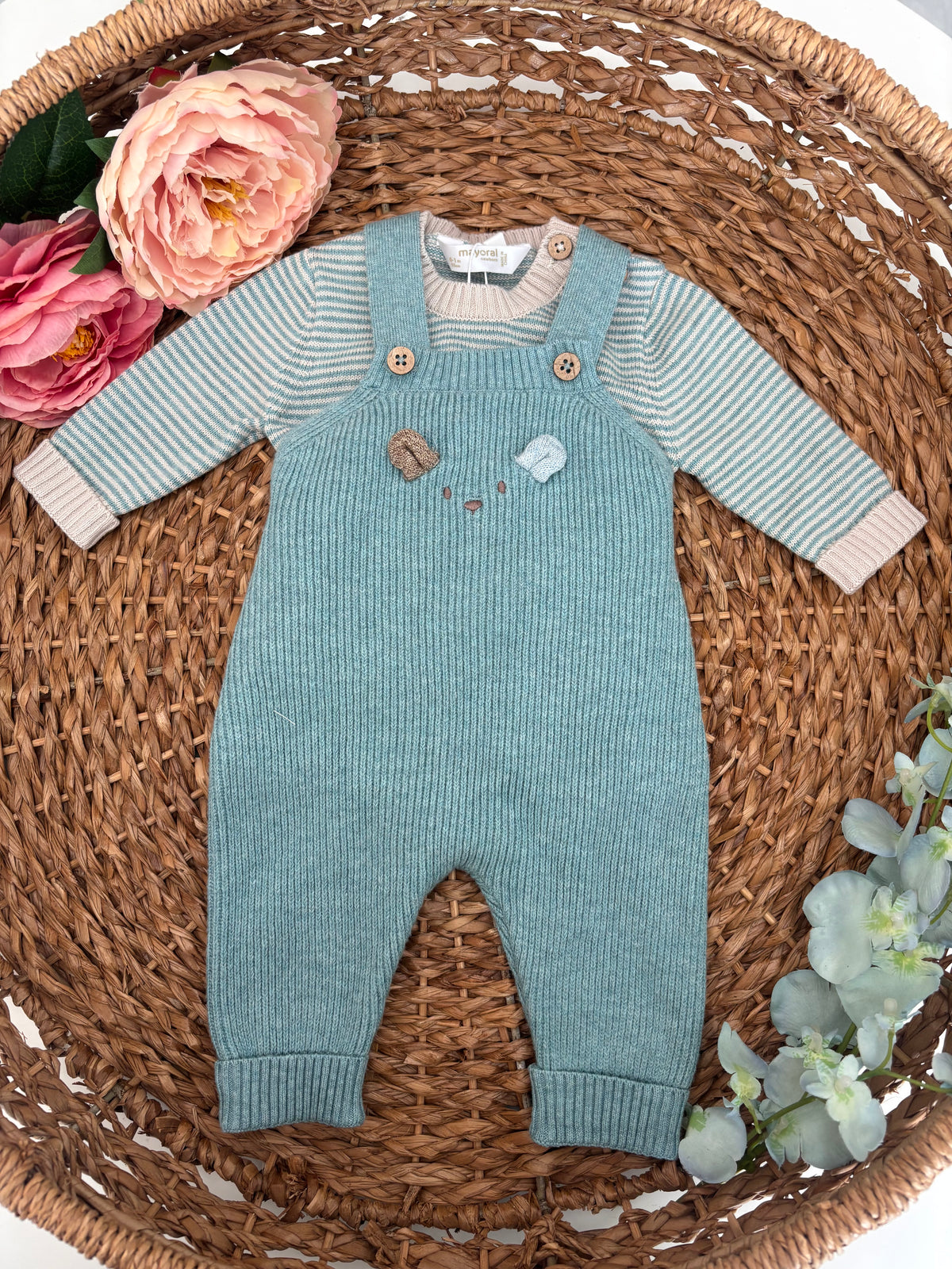 Teddy bear boy romper