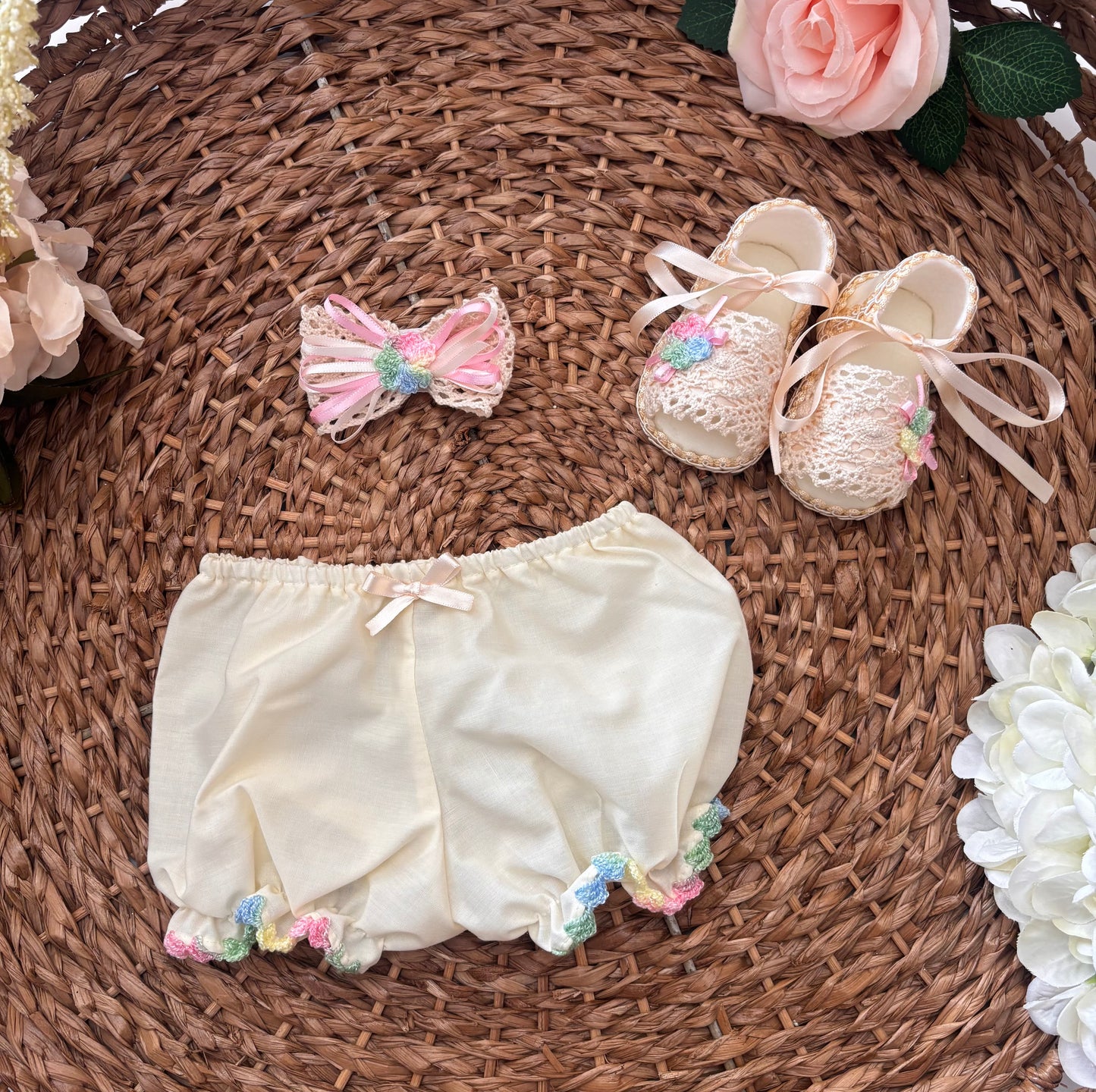 Baby crochet set