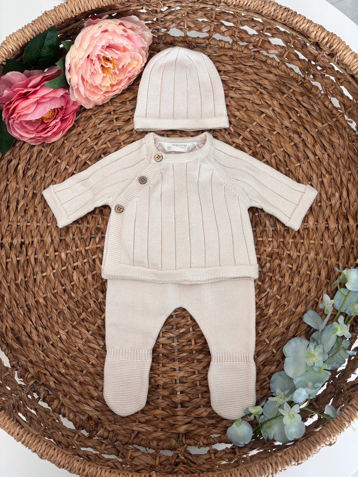 Baby boy beige set