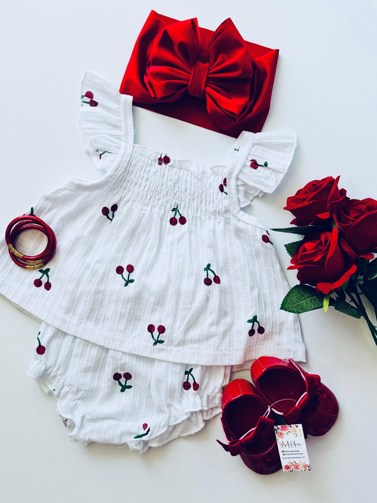 Cherries Baby Set