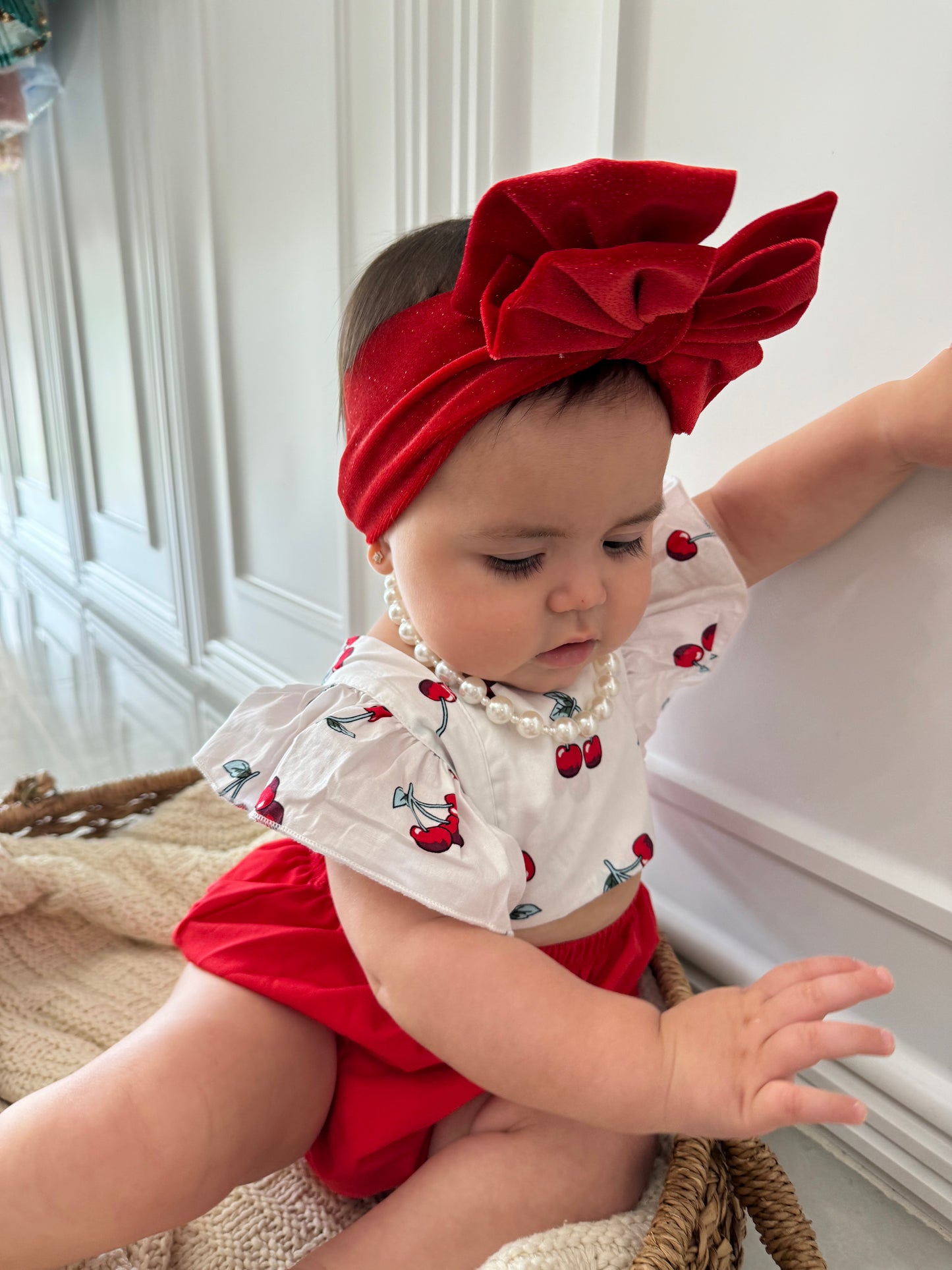 Cherries Romper