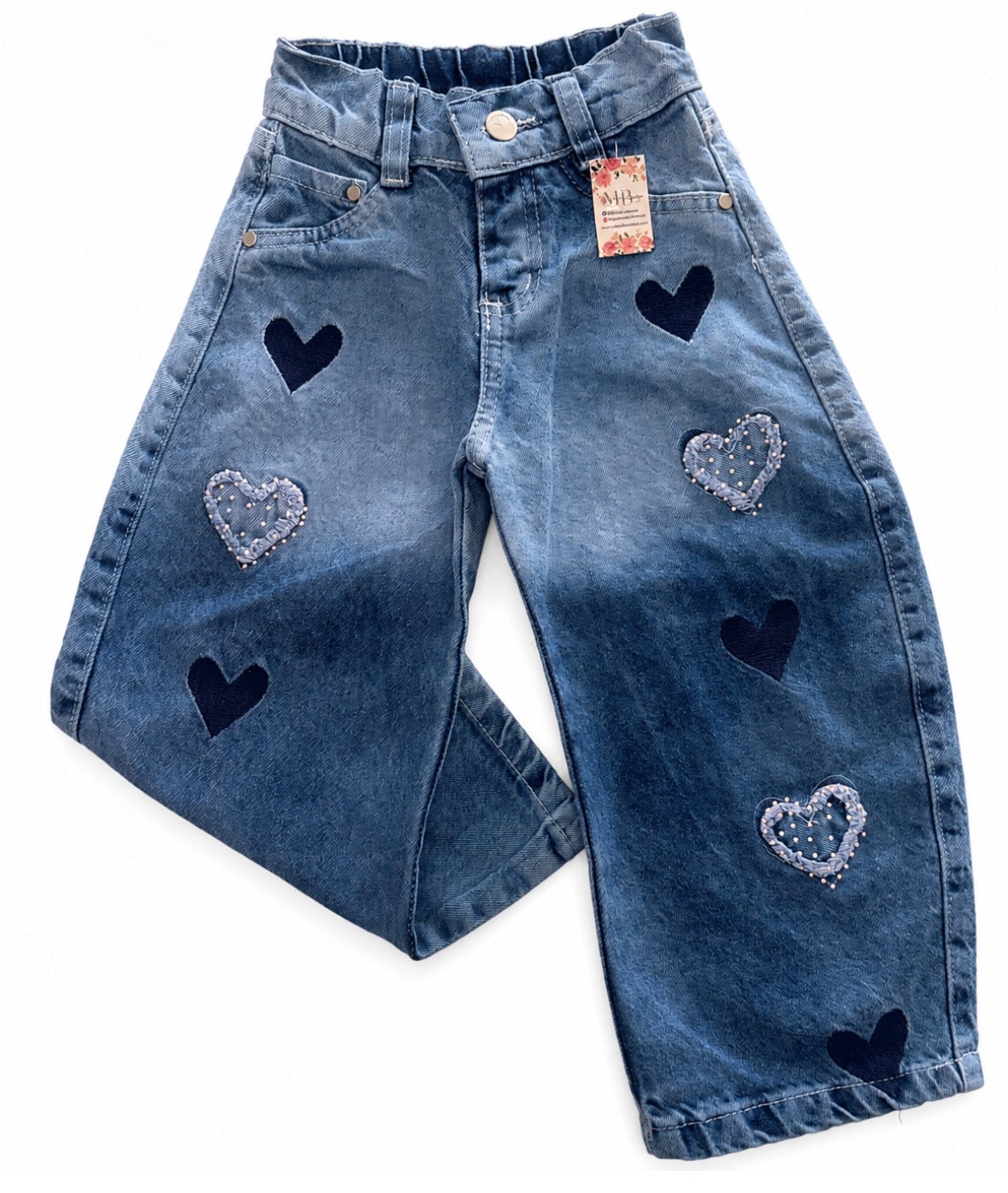 Hearts barrel jeans