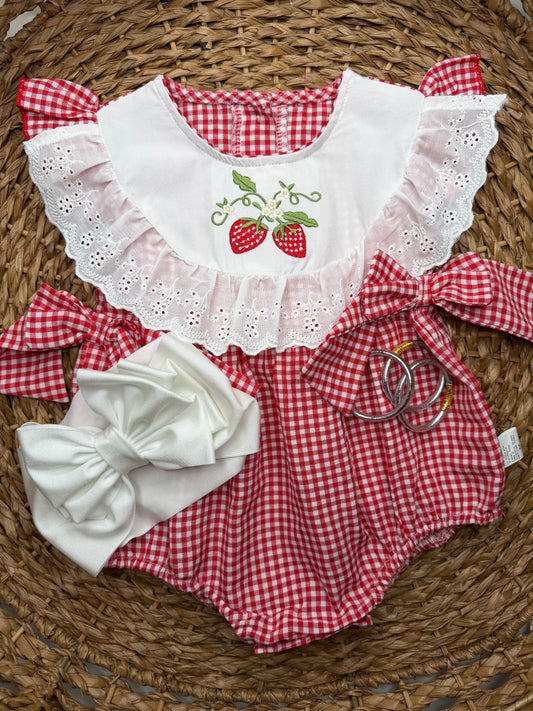 Strawberry 🍓 Romper
