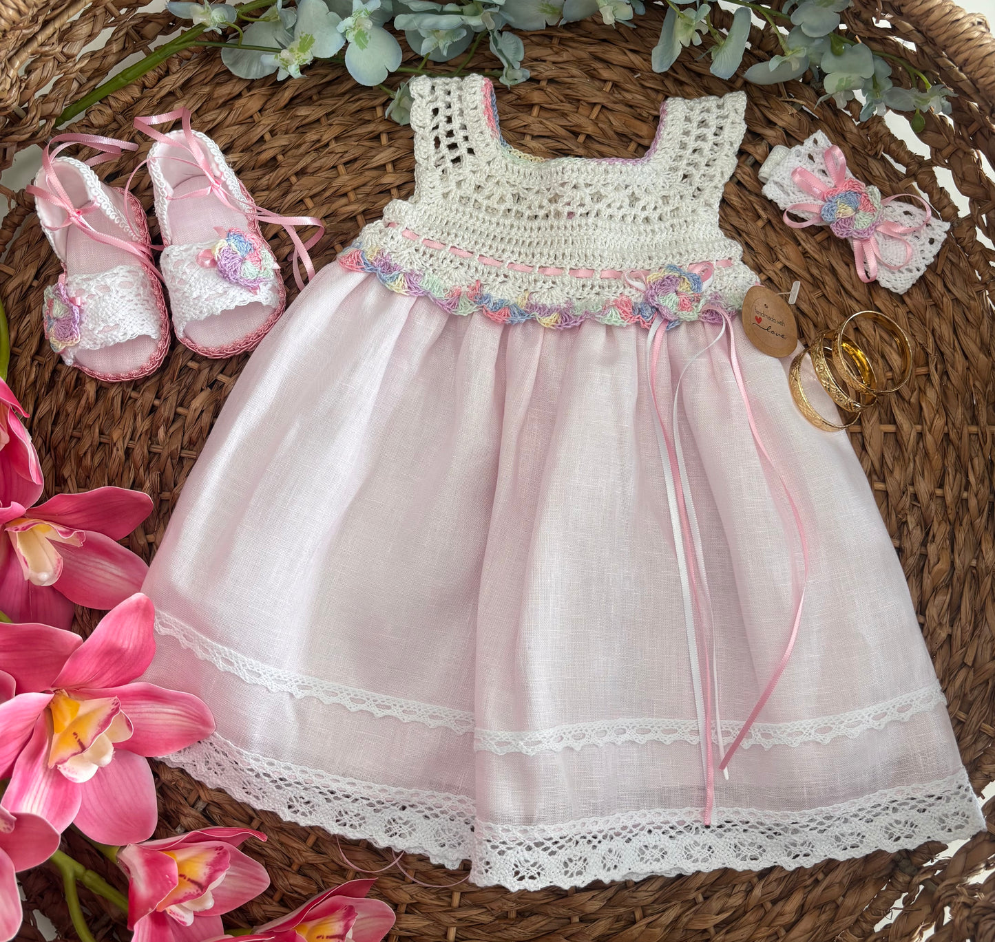 Pretty pink baby set