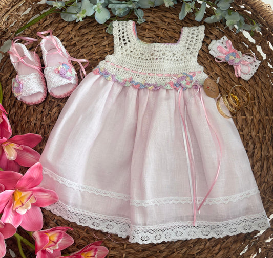 Pretty pink baby set
