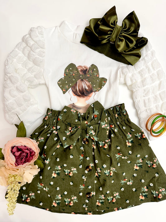 Olive Flower Girl