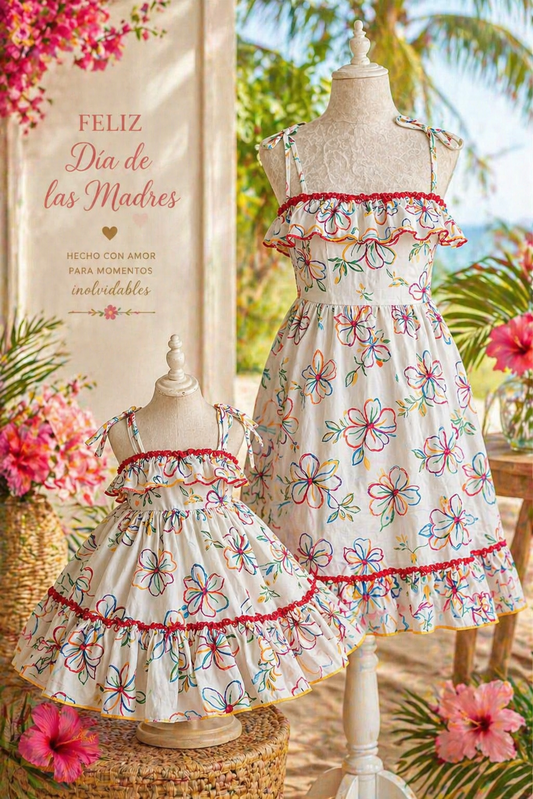 🌺  Daughter 👧 Hawaiian Dress