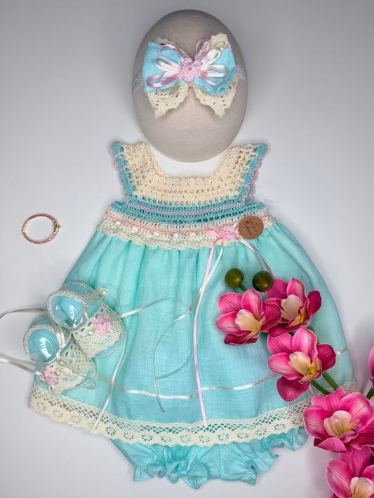 Estopilla y Croché Aqua Set