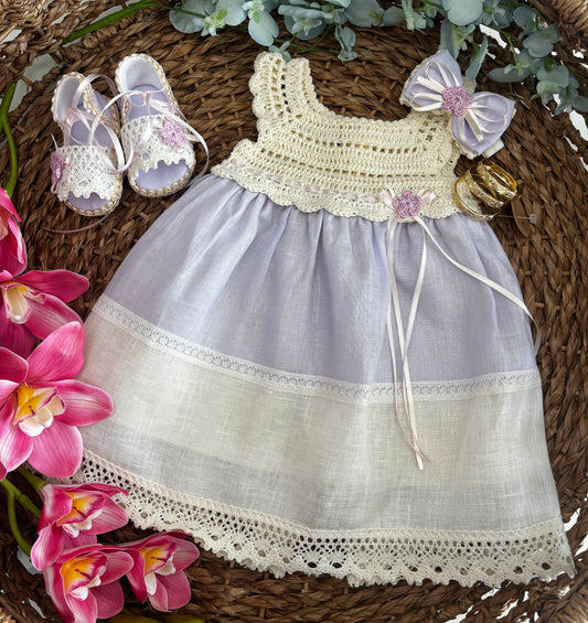 Violet baby set