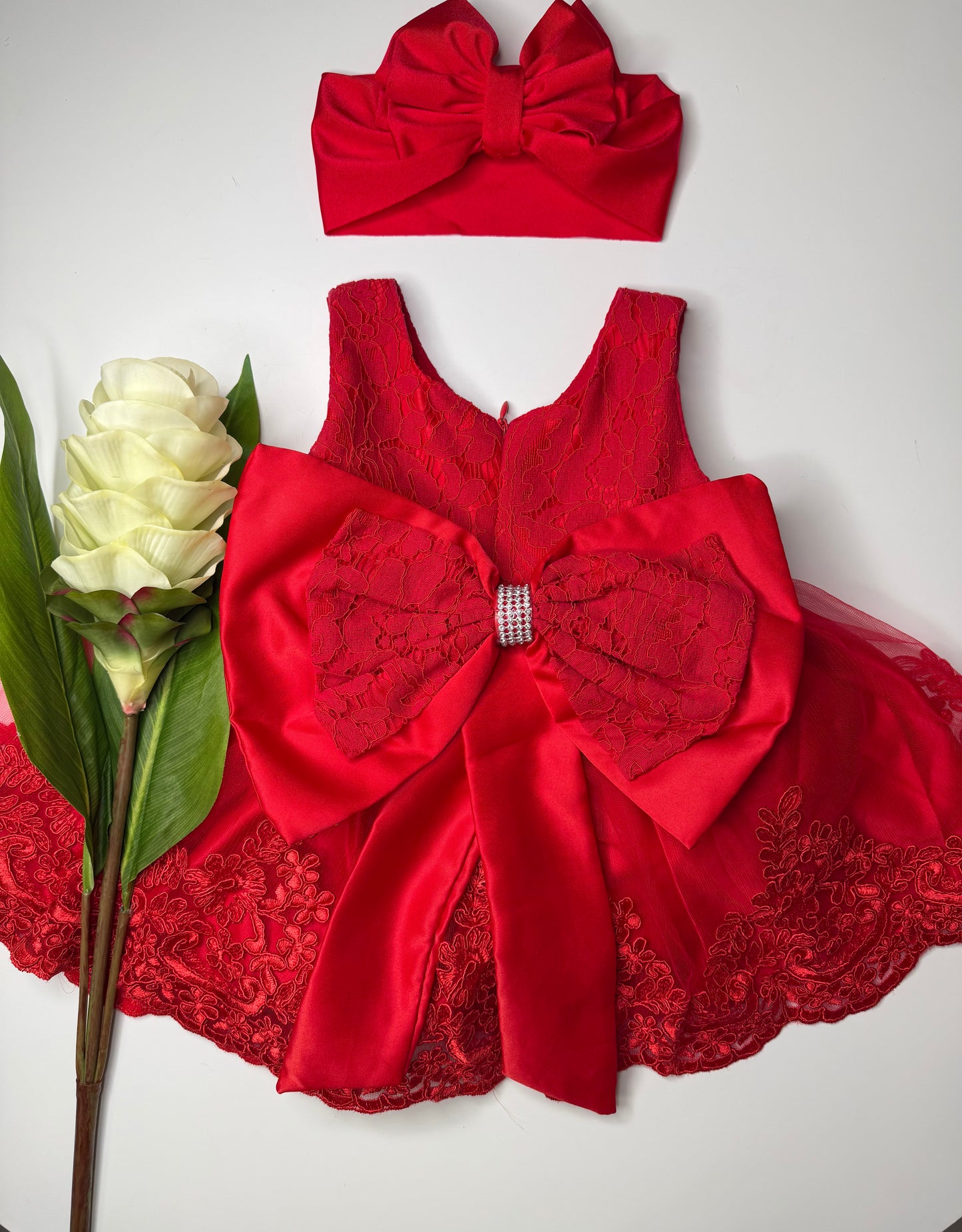 RED BABY DRESS
