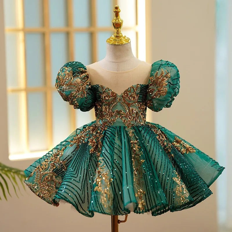 Royalty Green Dress
