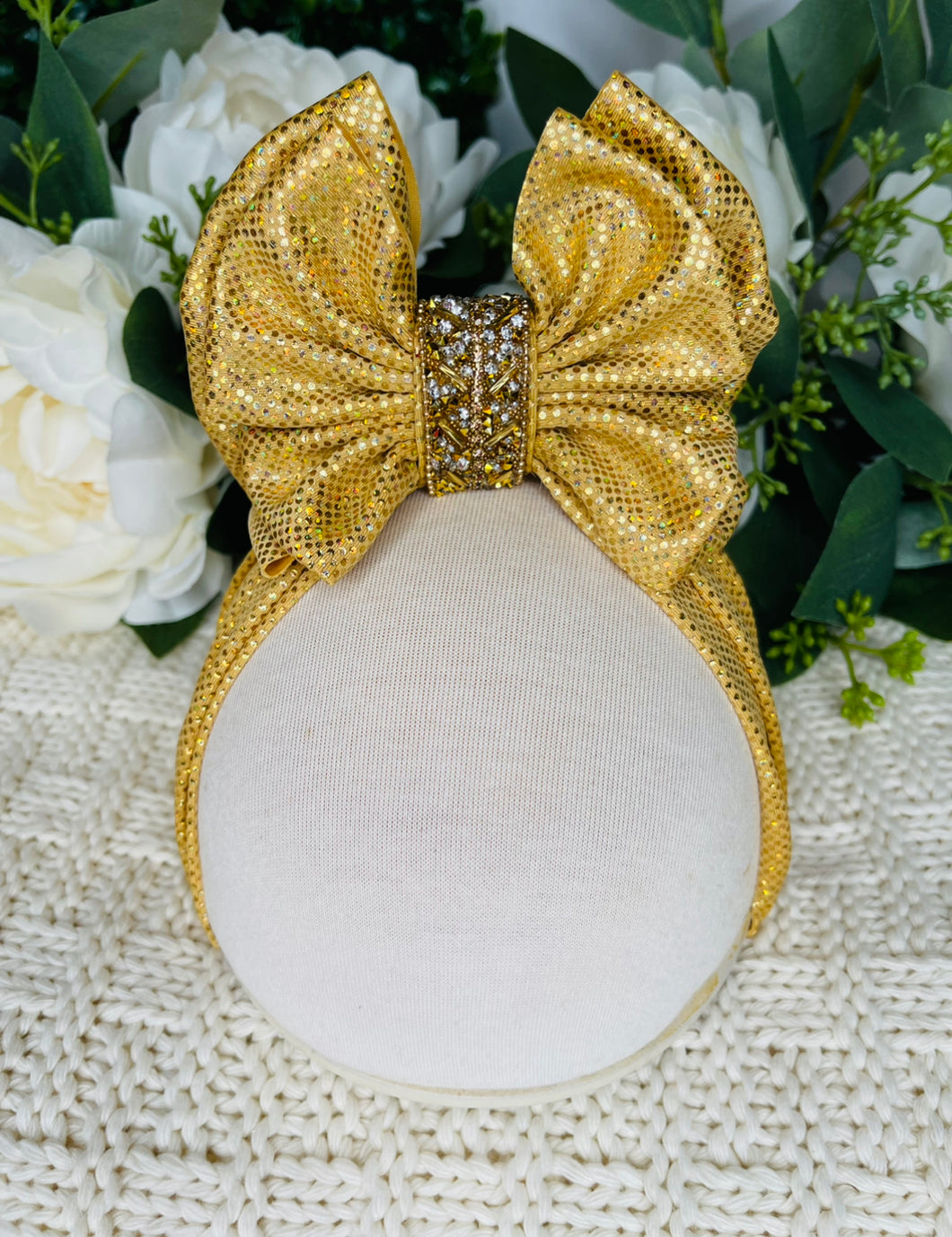 SHINY GOLD HEAD BAND